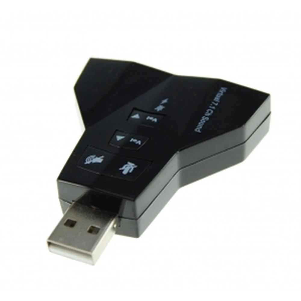 USB zvočna kartica z dvojnim izhodom in vhodom