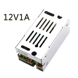 12V 1A transformator z regulacijo napetosti in kovinskim ohišjem YourLed