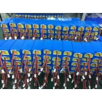 PVC skrčljiva cev 1m x 210mm x 0.15mm za baterijski paket modra