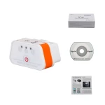 Adaptador Vgate iCar2 OBD2 Elm327 WiFi en puerto OBDII de vehículo