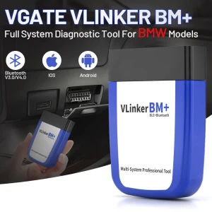 Vgate vLinker BM+ OBD2 Bluetooth skener za BMW in MINI