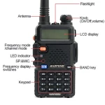 Baofeng UV-5R 8W walkie talkie s slušalko in VHF/UHF