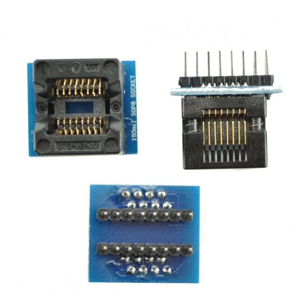 Programatorsko podnožje SOP16 na DIP16 za enostavno vstavljanje MOD-150MIL Satkit